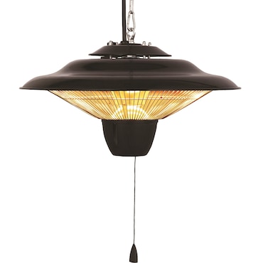 Stufa alogena elettrica da soffitto 1500 W Raggio di Sole Ufo Niklas
