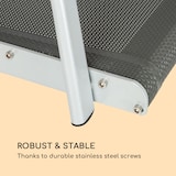 thumbnail of Bel Air Duo Swing Hollywoodschaukel anthrazit/creme Mittelgrau