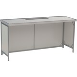 thumbnail of HAGOLA Klapptheke-Rohrrahmen mit Keilrillenarbeitsplatte, 2000 x 970 x 690 mm, klappbar