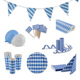 thumbnail of 10 Teller Oktoberfest Bayern mit Bio Beschichtung Pappteller