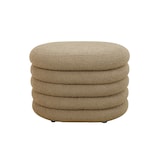 thumbnail of SVITA BLOSSOM S Hocker mit Stauraum Sitzhocker Ottomane Boucle-Polster Hellbraun