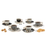 thumbnail of Excelsa Set mit 6 kaffeetassen und tassen Alice Porzellan 10 cl Weiß