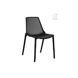 thumbnail of METRO PROFESSIONAL Chaise PAM, empilable, plastique, noire