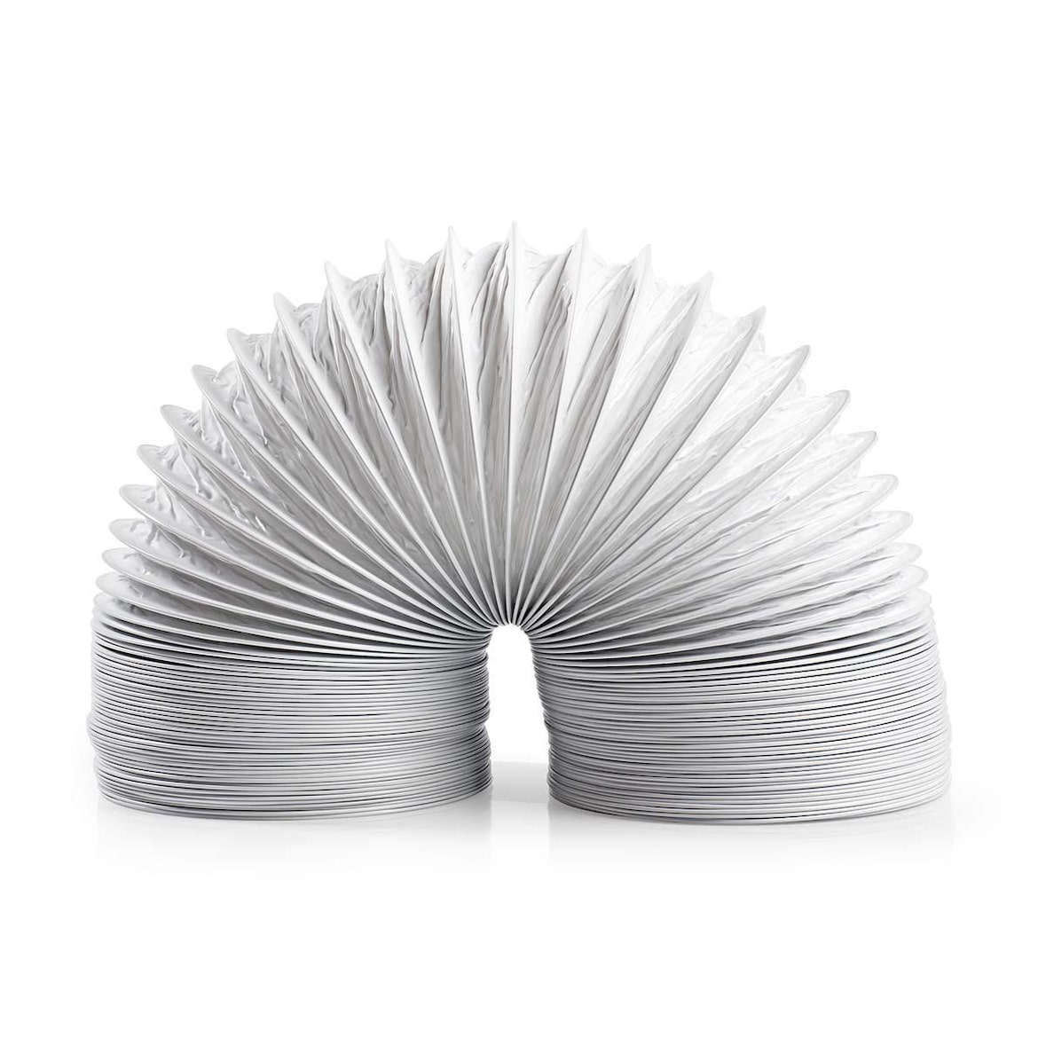 Nedis Abluftschlauch PVC - 100 mm - 3.00 m - Passend für: Air Ventilation / Tumble Dryers - Weiss