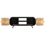 thumbnail of vidaXL TV-Schrank 110x30x45 cm Raues Mangoholz