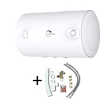 thumbnail of Chauffe Eau Electrique Mural Blindé Horizontal Bypso Sannover 150 Litres + Kit d'Installation Complet NF