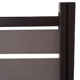 thumbnail of Alu Mülltonnen-Zaun HWC-K57, Basiselement Mülltonnenverkleidung, Holzoptik erweiterbar 130x110x6cm ~ grau