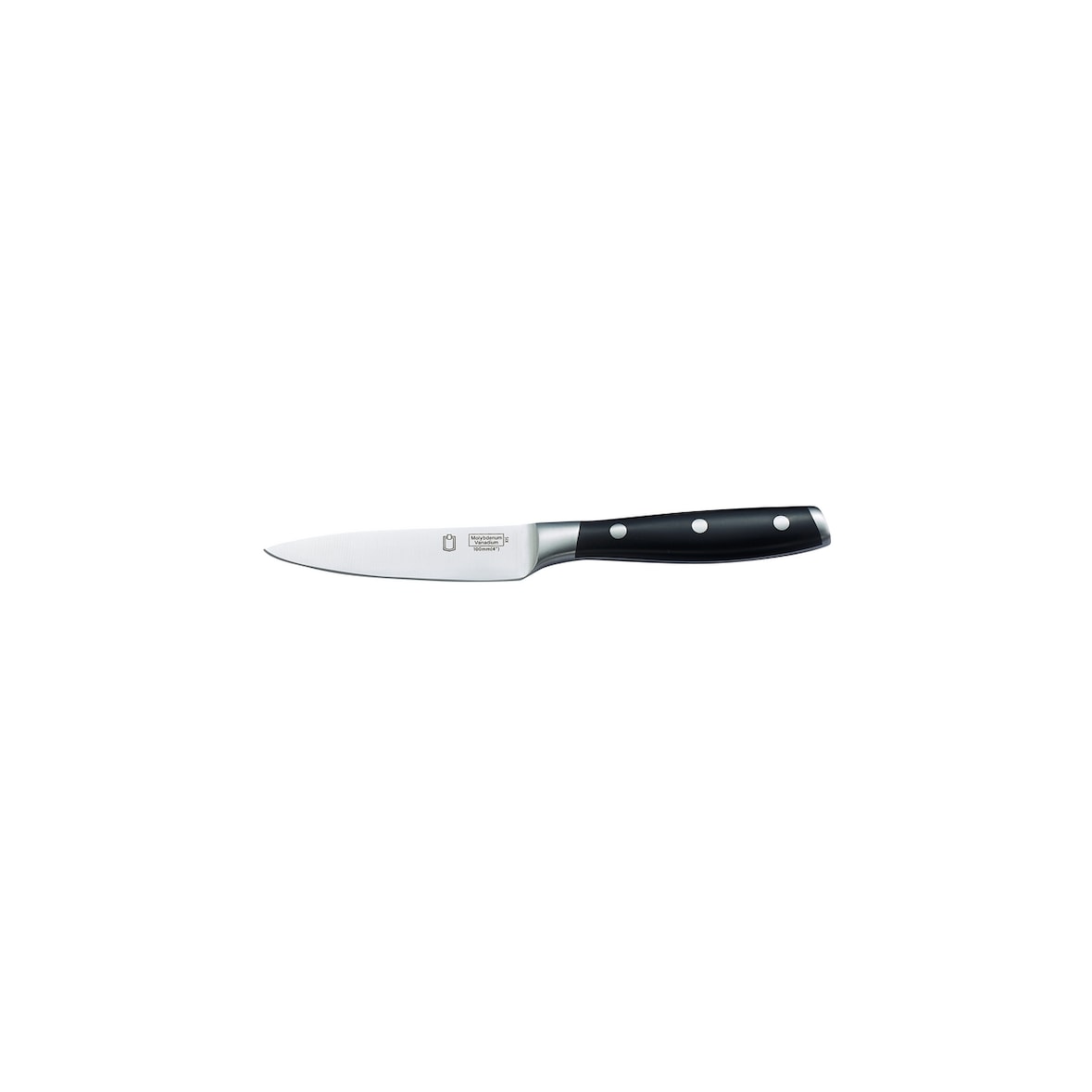 METRO PROFESSIONAL Cuchillo para pelar Expert knives, acero inoxidable, 10 cm, negro