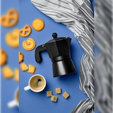 thumbnail of San Ignacio - Florence 3-Tassen-Kaffeemaschine aus schwarzem Aluminium