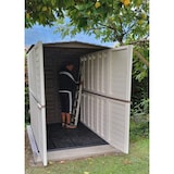 thumbnail of Abri de Jardin Extérieur 5500L Beige - Cabanon de jardin en Polypropylène 151x208x200 - Rangement Outils, Vélos, ARTPLAST