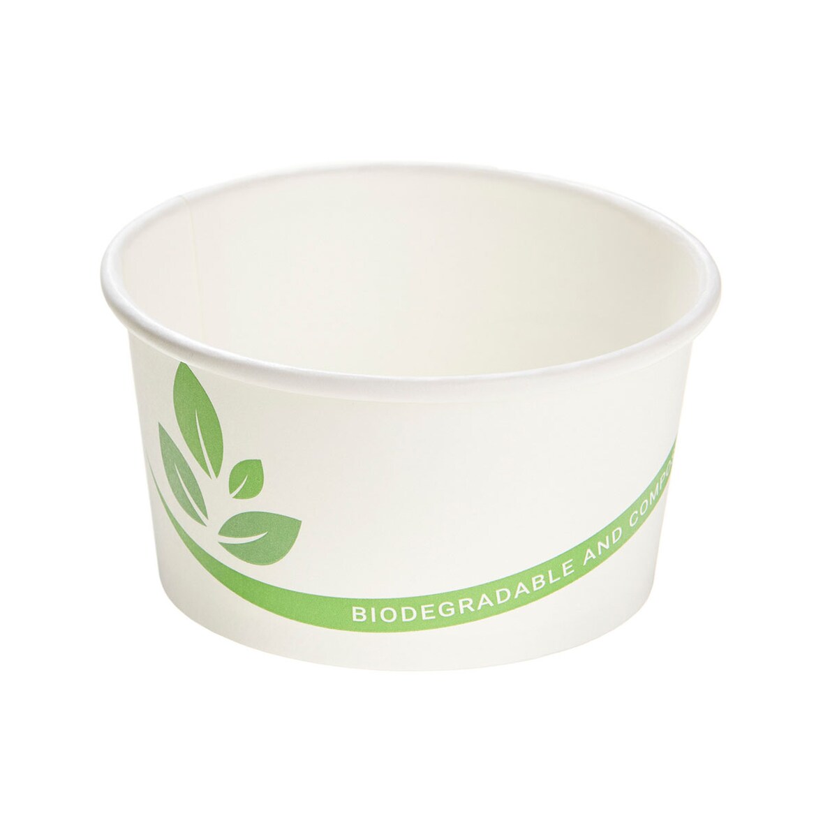 Bio Suppen- und Universalbecher mit Bio-Druck 300 ml Ø 11,5 cm Pack (25 Stück)