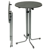 thumbnail of METRO PROFESSIONAL Stehtisch klappbar Mistrano, Stahl, Ø 70 x 110 cm, rund, grau