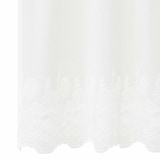 thumbnail of vidaXL Spitzenvorhang mit Vorhängen Floral Weiß 220x150cm Polyester