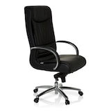 thumbnail of Bürostuhl / Chefsessel XXL F 400 Leder schwarz hjh OFFICE