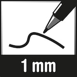 thumbnail of Vierfarbkugelschreiber 2251 Schaft schwarz/transparent