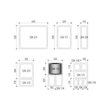 thumbnail of Bac Gastro Inox AISI 304 GN 1/2 Plein H. 100 mm - Gastroland