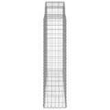 thumbnail of vidaXL Gabionen mit Hochbogen 12Stk. 200x50x160/180cm Verzinktes Eisen