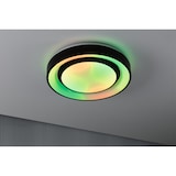 thumbnail of Paulmann Plafonnier LED Rainbow With rainbow effect    RGBW+ 750lm 230V 22W gradable Noir#Blanc 70544