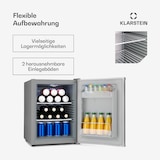 thumbnail of Klarstein Happy Hour Minibar 40L 5-15°C 23 dB LED-Licht Silber