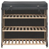 thumbnail of vidaXL Schuhschrank mit Abdeckung Grau 79 x 40 x 80 cm Stoff