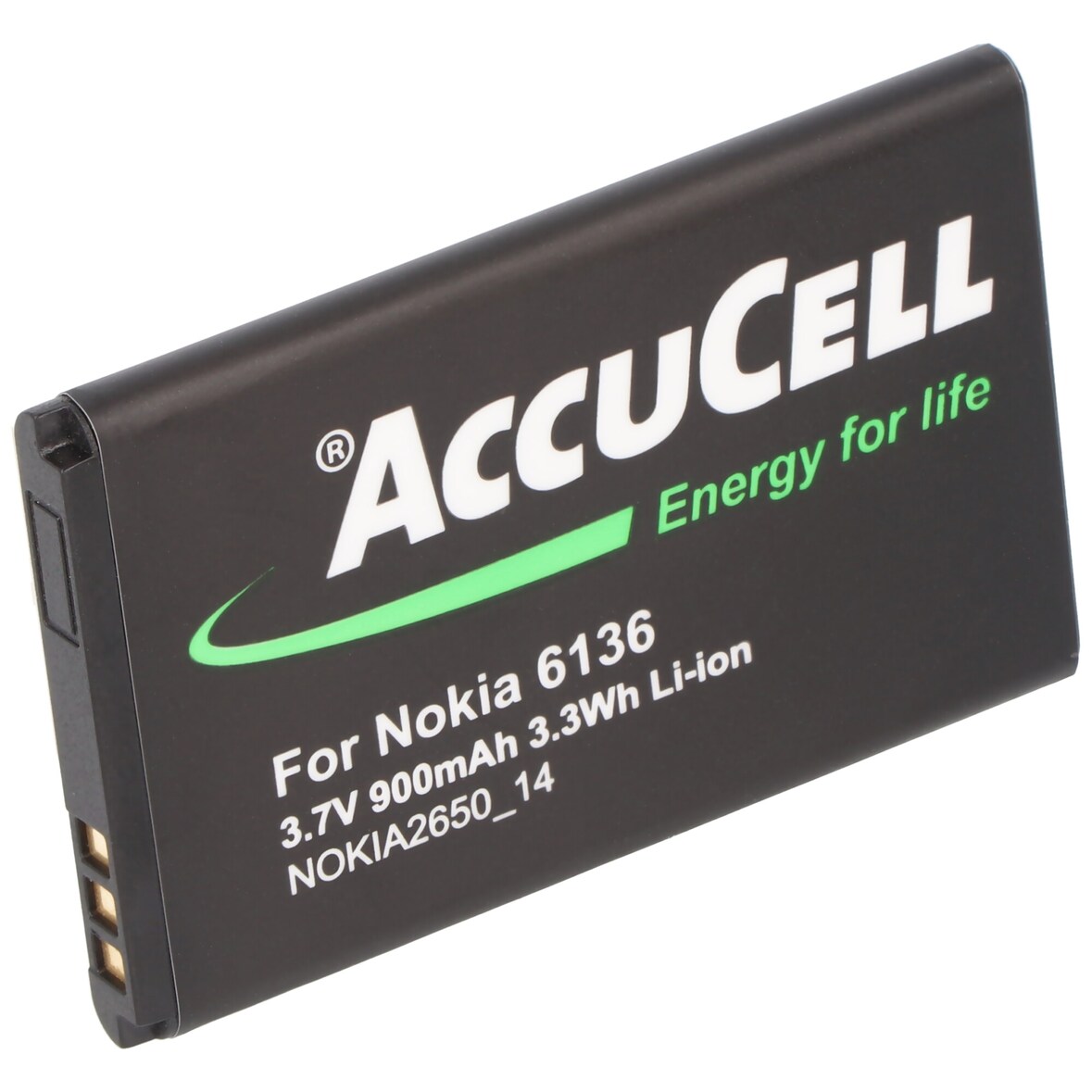 AccuCell Akku passend für Nokia 6100, BL-4C