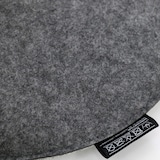 thumbnail of 4 Cojines de Fieltro para Sillas Ø 35x3 Cojín de Asiento Redondo 2-colores Gris