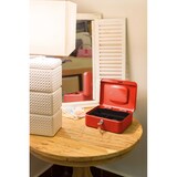 thumbnail of ARREGUI Elegant C9224 Cassetta di sicurezza con chiave | Cassetta Portavalori in acciaio con vassoio Portamonete | Cassaforte portatile 20 cm | Rossa