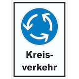 thumbnail of Schild Kreisverkehr A1 (594x841mm)