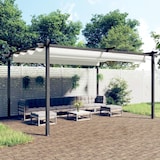 thumbnail of vidaXL Pavillon mit Ausziehbarem Dach 4x3 m Creme