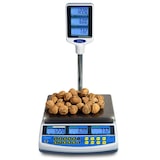 thumbnail of Balance homologuée pour commerce poids-prix avec colonne VW - 6/15kg - 2/5g (avec vignette verte 2 ans et carnet métrologique)