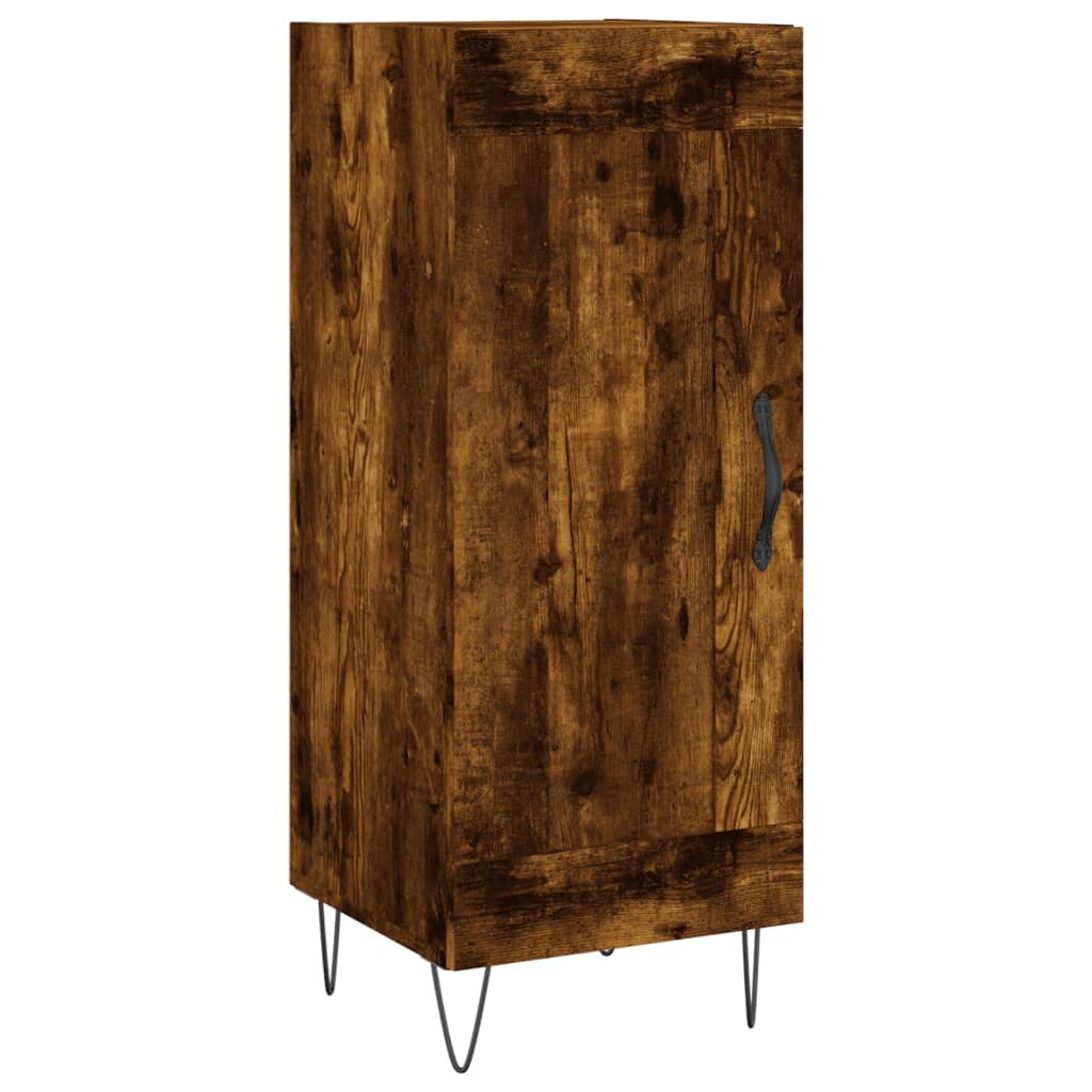 vidaXL Sideboard Räuchereiche 34,5 x 34 x 90 cm Holzwerkstoff