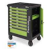 thumbnail of Werkzeugwagen Premium plus leer 8 Schubladen Seitentür abschließbar Softclose Interloc
