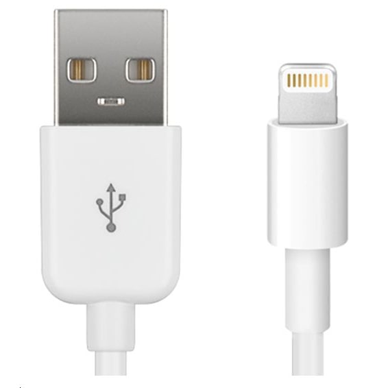 Microconnect LIGHTNING1 Lightning-Kabel 1 m Weiß