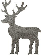 thumbnail of Dekoaufsteller Fadi Hirsch Filz H.75 cm grau Stückpreis