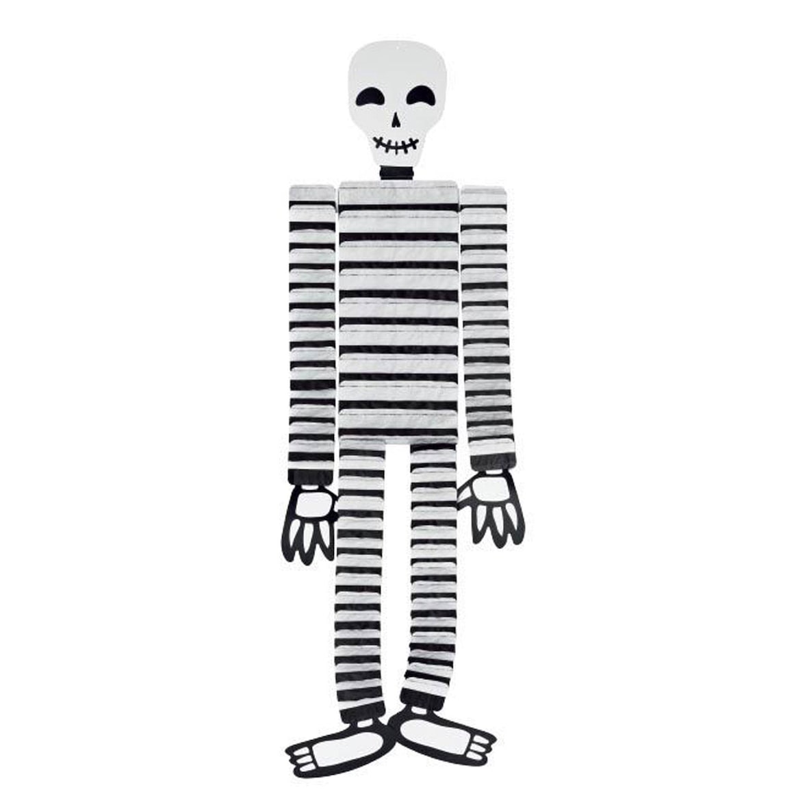 WellHome - Deko-Skelett H.110cm für Halloween