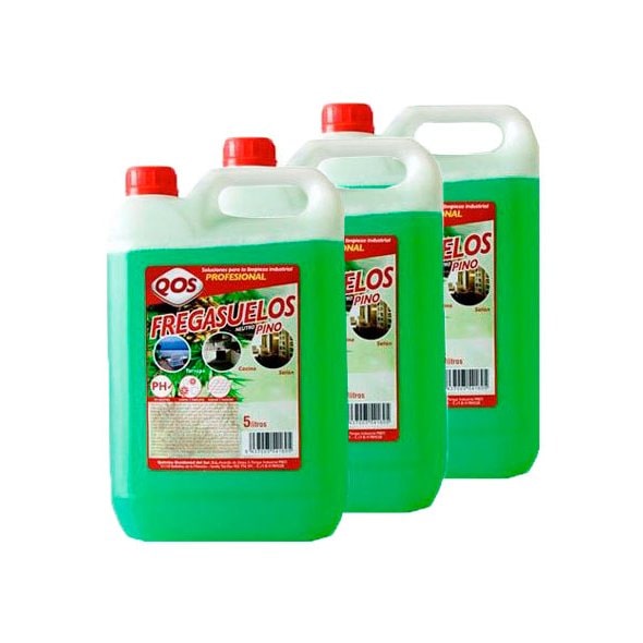 Fregasuelos ph neutro aroma pino. Caja 3x5L