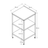 thumbnail of Helloshop26 - Zeitloses Designregal für Wohnzimmer Schlafzimmer oder als Aufbewahrungsmöbel im Außenbereich 92 x 50 x 50 cm matt 03_0011173