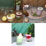 thumbnail of 18tlg Gläser Set Pisa Longdrink-Gläser Whisky-Tumbler Schnaps-Glas schräg