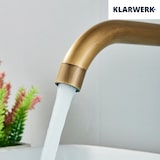 thumbnail of NAVIS | Rubinetteria da bagno montaggio a parete Ottone spazzolato in 2 parti | Miscelatore semplice in acciaio inox rubinetto per hotel  gastronomia