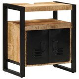 thumbnail of vidaXL Badezimmermöbel Set 2 pcs Braun Massives, grobes Mangoholz