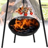 thumbnail of WellHome - Tripé para churrasco com corrente e grelha em aço 151cm
