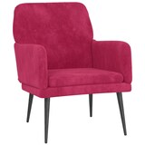 thumbnail of Fauteuil Rouge bordeaux 62x79x79 cm Velours Modèle Vega Executive Élégance