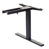 thumbnail of Gestell HWC-D40, variables Tischgestell für Eck-Schreibtisch, elektrisch höhenverstellbar Memory 45kg ~ schwarz