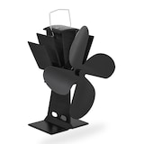 thumbnail of Relaxdays Ofenventilator ohne Strom, geräuscharm, für Kamin & Ofen, hitzebetrieben, 4 Blätter, Kaminventilator, schwarz