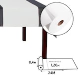 thumbnail of ProNappe - Runner da tavola "Tête à tête" in tessuto non tessuto Spunbond 24x0,40m, pretagliato ogni 1,20m - Colore bianco - 4 pezzi