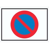 thumbnail of Eingeschränktes Haltverbot Symbol Schild A6 (105x148mm)