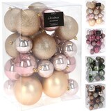 thumbnail of 26tlg. Weihnachtskugeln Christbaumschmuck Weihnachtsbaumschmuck Glitzer Deko