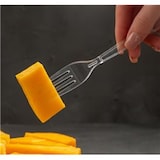 thumbnail of MONOUSO - Forchetta Riutilizzabile PS Trasparente 18cm (20 Pezzi)