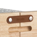thumbnail of Raclette WOD362 Hkoenig con base giratoria 180°, placas de piedra y diseño en madera natural, 1400 W