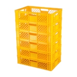 thumbnail of 6 Stück Bäckerkisten / Brotkisten 600 x 400 x 150 mm in gelb